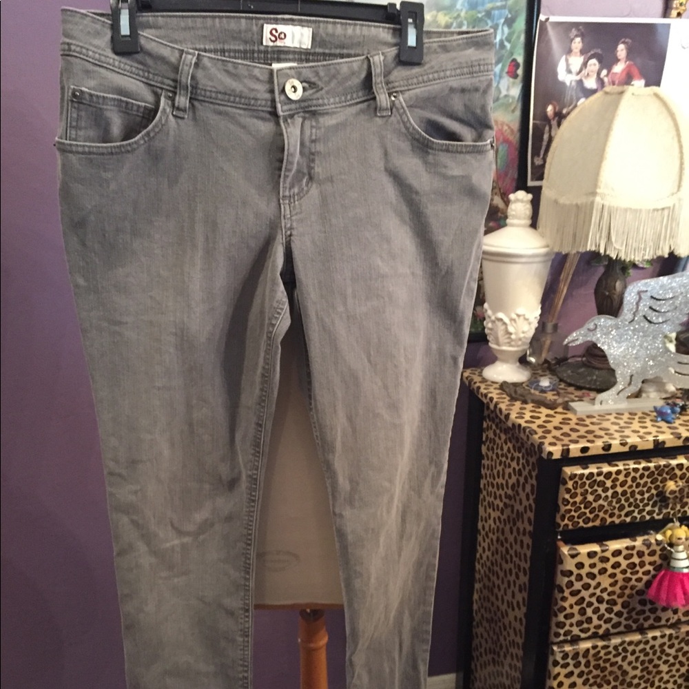 Grey jeans